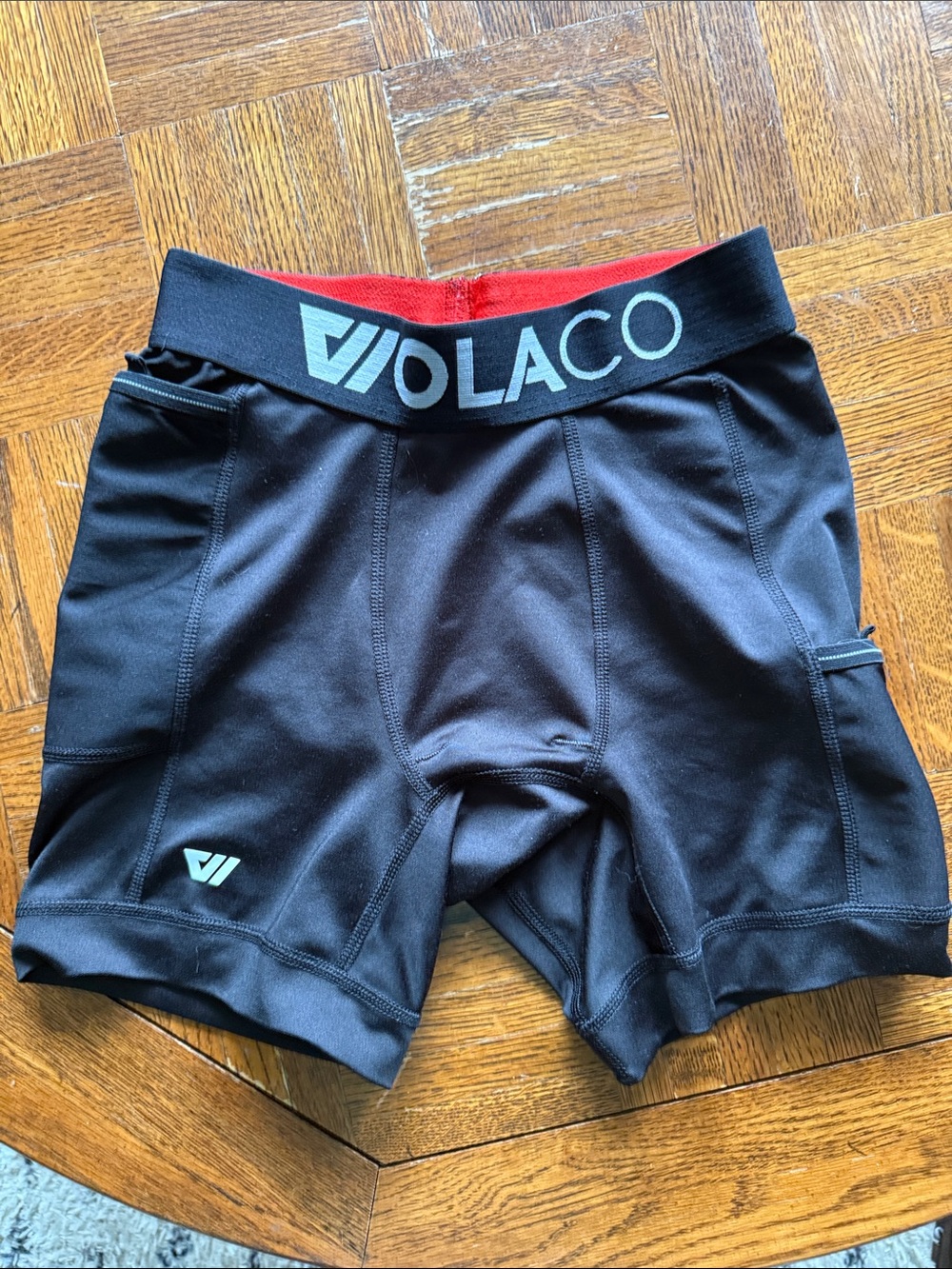 Wolaco Men’s Black Compression Training Shorts